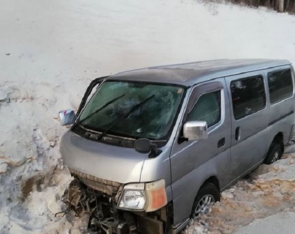 На трассе в Бурятии в ДТП пострадал престарелый водитель