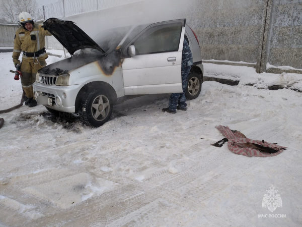 В Иркутской области в морозы чаще горят автомобили