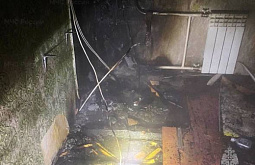 В Иркутской области квартира едва не сгорела из-за замыкания под плинтусом 