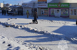 В Иркутской области потушили пожар на рынке 