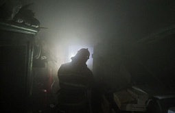 В сельском доме в Бурятии полыхала кочегарка