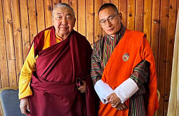 Дид хамбо-лама Забайкалья встретился с премьер-министром Бутана
