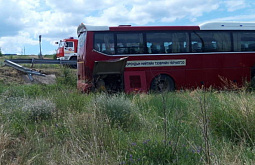 В Бурятии в ДТП попал автобус с монгольскими туристами