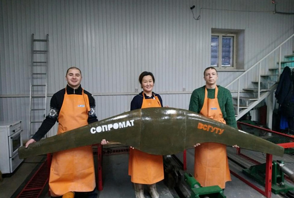 В Улан-Удэ студенты создали корпус беспилотника