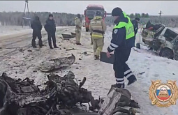 В ужасном тройном ДТП в Приангарье погиб водитель «Хонды»