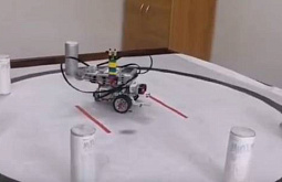 Школьники из Бурятии смастерили стреляющего робота
