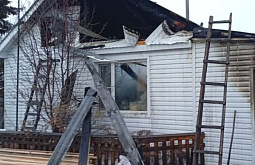 В селе Бурятии горел дом 