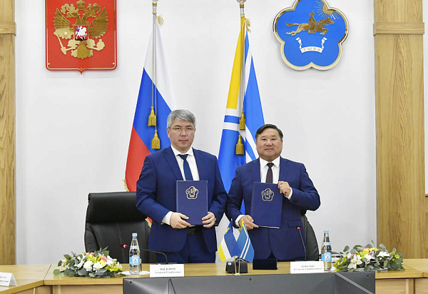 Главы Бурятии и Тувы подписали соглашение о сотрудничестве