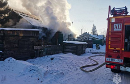 В Иркутской области женщина пострадала на пожаре, спасая своих детей
