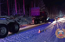 В Иркутской области супруги погибли в лобовом ДТП с  автопоездом