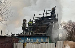 На пожаре в Шелехове погиб мужчина