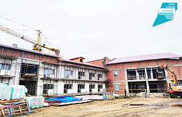 В Улан-Удэ здание пансионата для престарелых готово на 50%
