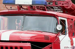 В Забайкалье сгорел огромный дом