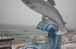 В Бурятии установили скульптуру омуля