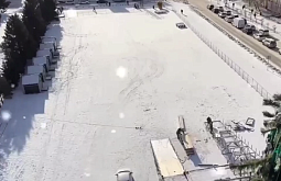 В центре Улан-Удэ вырисовывается новогодний городок