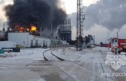 На территории Ангарской нефтехимической компании произошёл пожар 