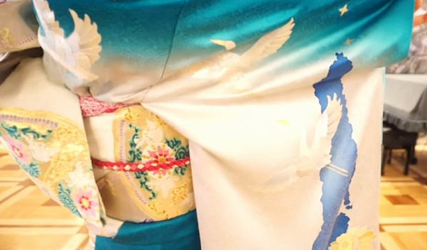 В Японии к Олимпийским играм сшили кимоно с изображением Байкала
