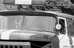 В Забайкалье горел автомобиль