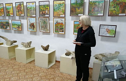 В Бабушкине открылась выставка палеонтологических пейзажей