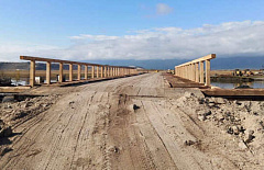 В Бурятии завершается капремонт моста через реку Аргада