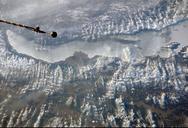 Из космоса запечатлели весенний Байкал