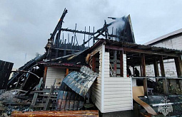 В Улан-Удэ сгорел частный дом