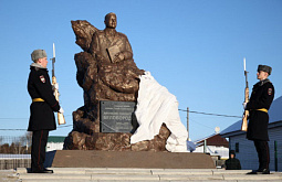 В Иркутской области открыли памятник дважды Герою Советского Союза