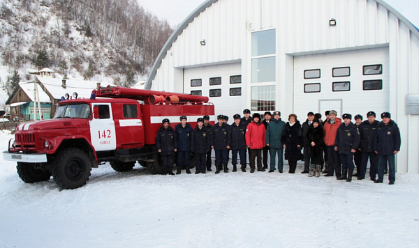 В посёлке возле Байкала открылось пожарное депо