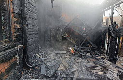 В Бурятии мужчина получил ожоги при пожаре