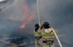 В Бурятии на пилораме произошёл пожар из-за самодельного котла