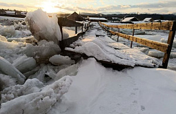В районе Бурятии поднялся уровень реки