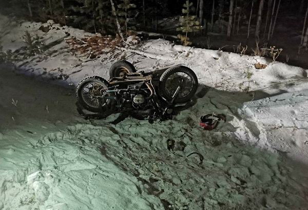 В Бурятии разбился мотоциклист 