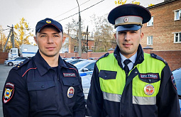 Под Иркутском полицейские помогли спасти задыхающуюся женщину