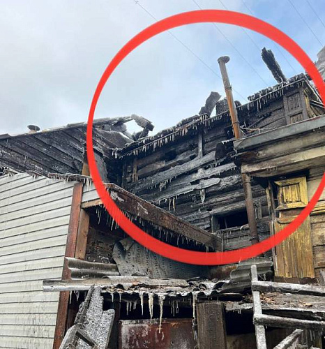 В Иркутске назвали причину пожара в доме-памятнике 