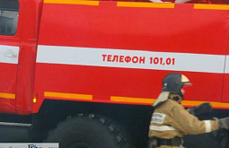 В селе Бурятии сгорел гараж с автомобилем