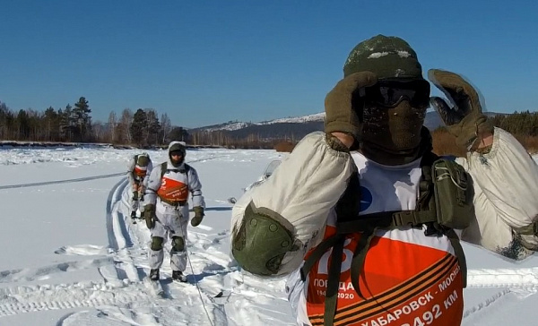 Лыжники похода Хабаровск-Москва добрались до Бурятии 