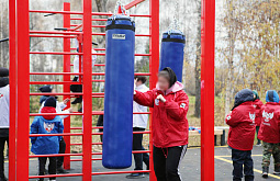 В Иркутске появилась первая уличная площадка для бокса