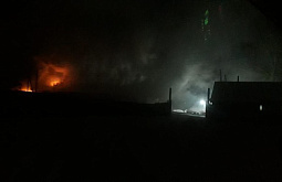 В Бурятии горел гараж нацпарка 