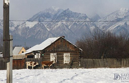 Местами по Бурятии небольшой снег