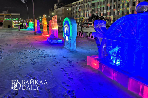 В Улан-Удэ наградили победителей конкурса ледяных скульптур