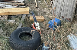 В Бурятии мужчина погиб от бензопилы 