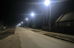 На двух улицах в пригороде Улан-Удэ стало светло 