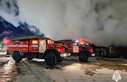 В селе Бурятии горела баня
