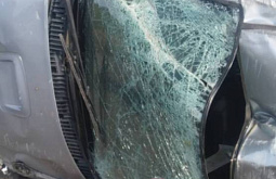 В Бурятии перевернулся автомобиль с пятью школьниками 