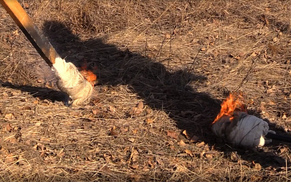 Пожарные в Бурятии 14 раз тушили сухую траву