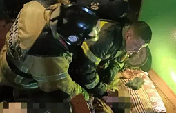 На пожаре в Приангарье женщина едва не отдала богу душу из-за замкнувшей проводки