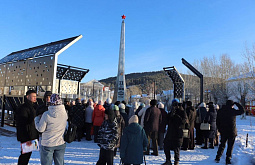 В посёлке Бурятии обновили парк Победы