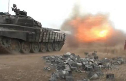 Видео: В Бурятии танкисты выполнили комплекс огневых задач