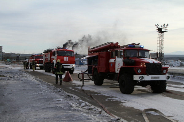 На Улан-Удэнском авиазаводе тушили «пожар»