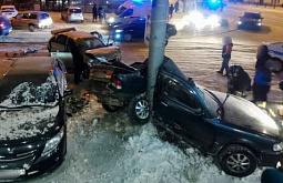 В Иркутске произошло ДТП с участием четырёх автомобилей